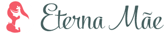 Logo - Silhueta de mulher com bebê no colo - Eterna Mãe